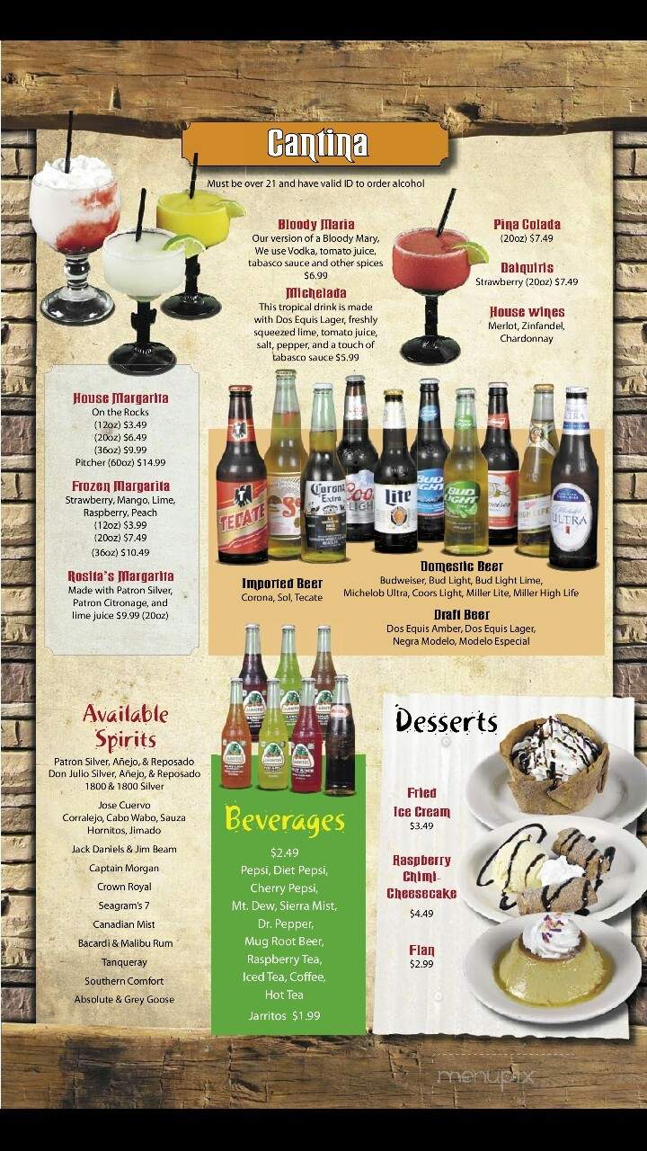 Don Chico's Mexican Grill - Kendallville, IN menu_pic