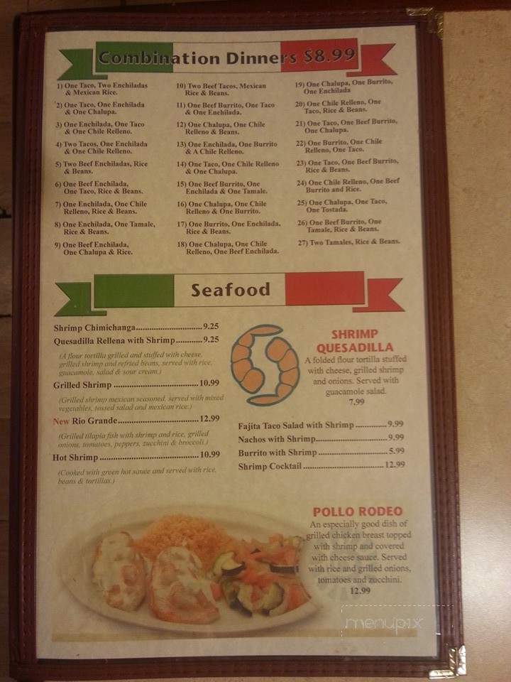 El Cerrito - Coldwater, MI menu_pic