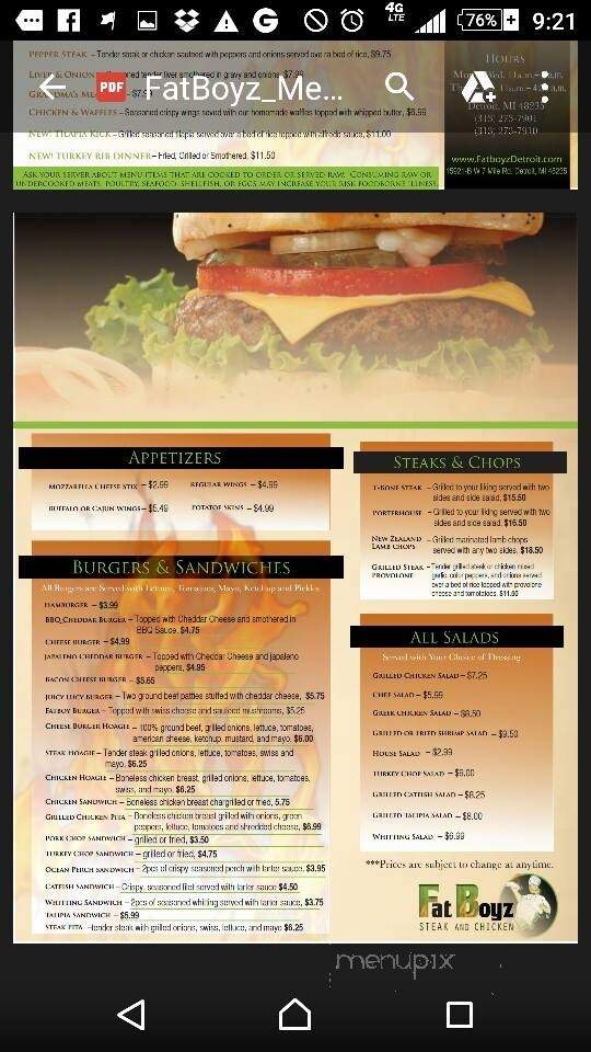 Fat Boyz - Detroit, MI menu_pic