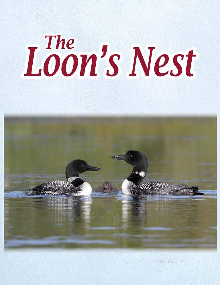 The Loon's Nest - Fife Lake, MI menu_pic