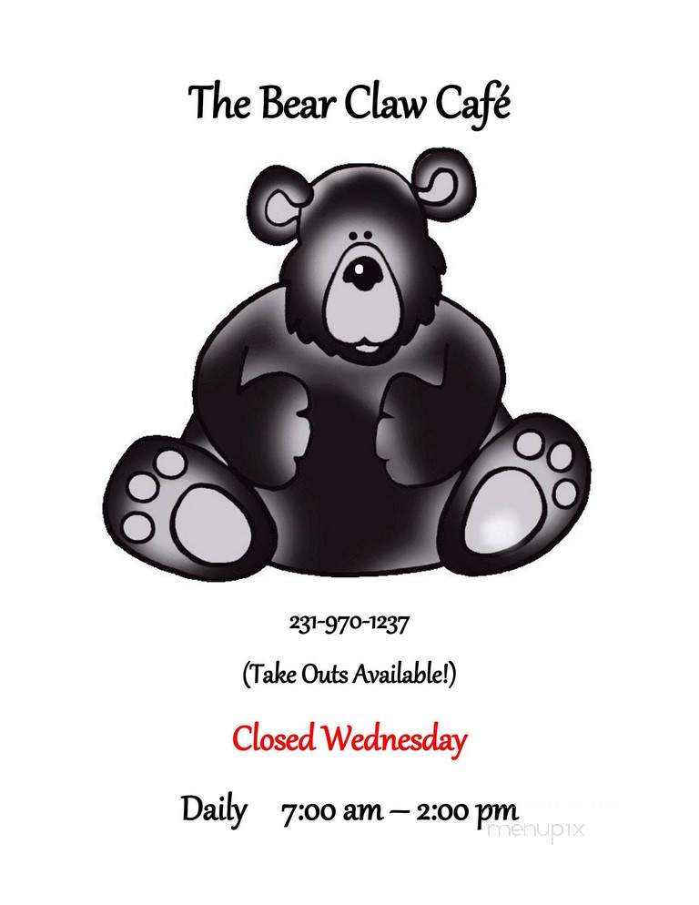 Bear Claw Cafe - Copemish, MI