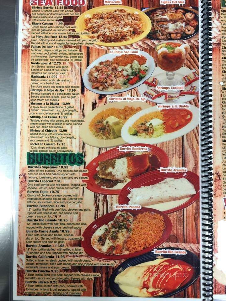 Los Tulipanes - Sheldon, IA menu_pic