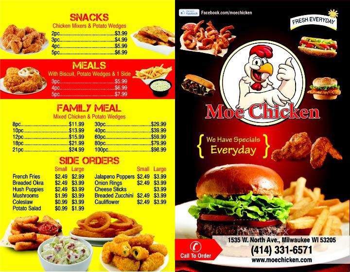 Krispy Krunchy Chicken - Milwaukee, WI menu_pic