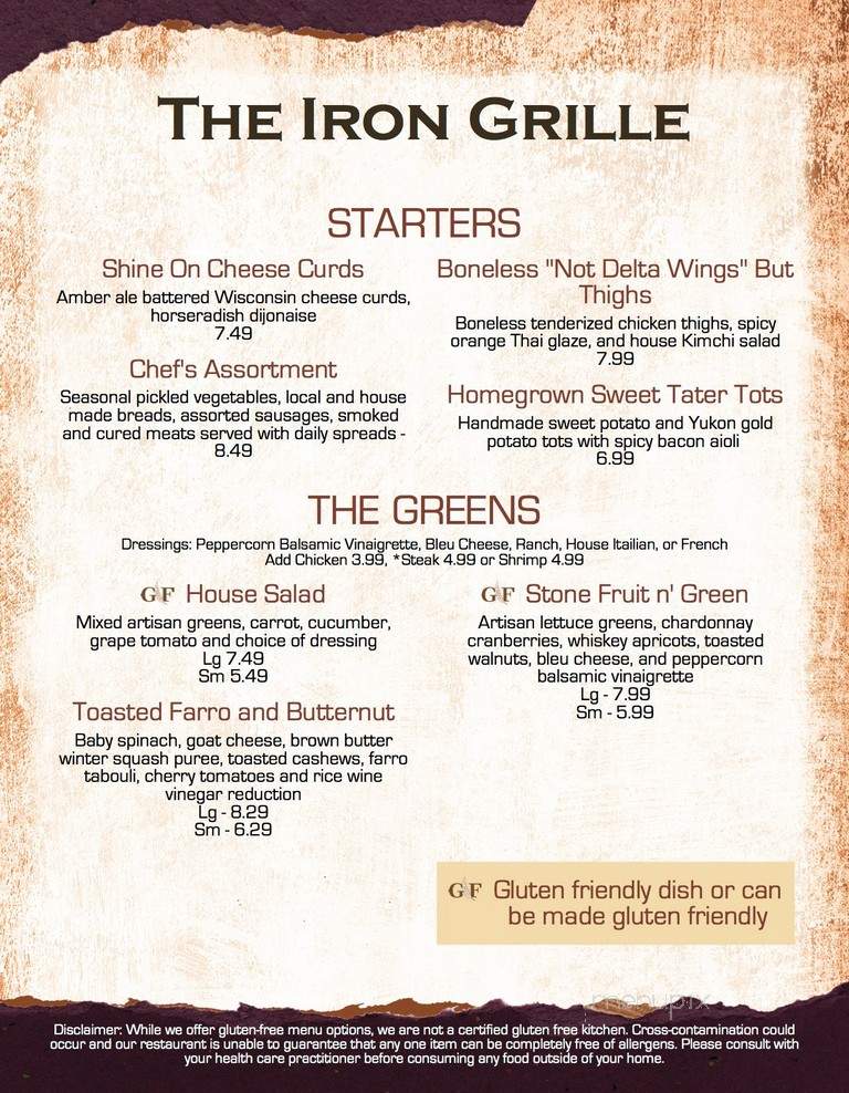 The Iron Grille - Iola, WI