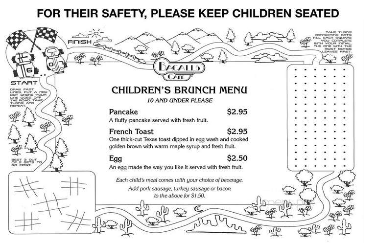 Bacalls Cafe - Cincinnati, OH menu_pic