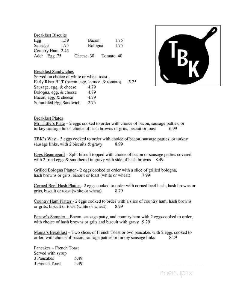 Brunswick Restaurant - Brunswick, OH menu_pic