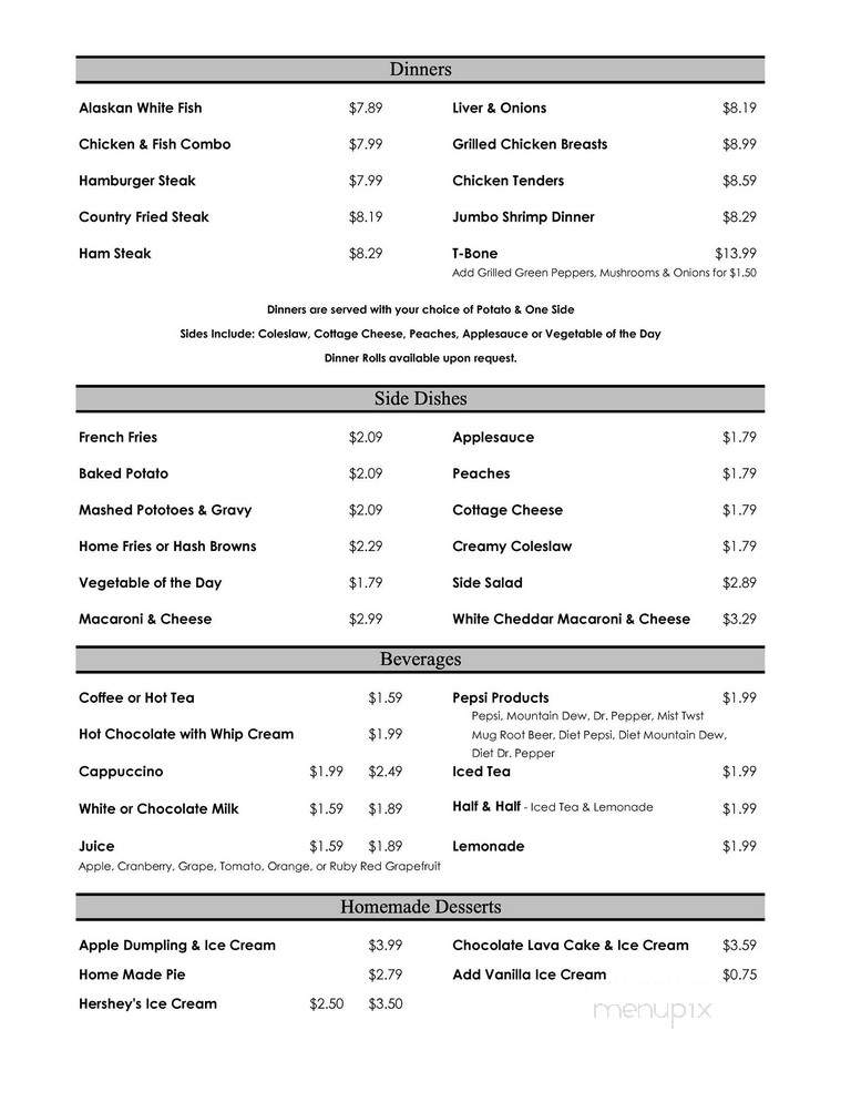 Cattlemans - Savannah, OH menu_pic