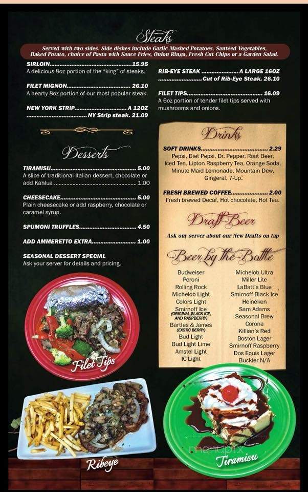 Casa De Emanuel - East Liverpool, OH menu_pic