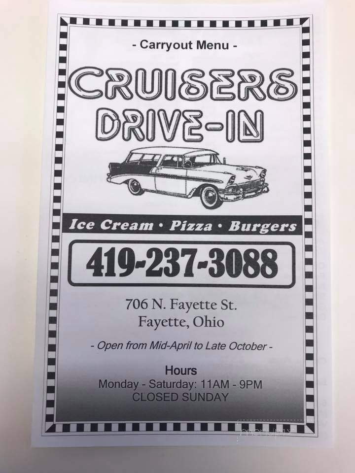 Curisers Drive In - Fayette, OH