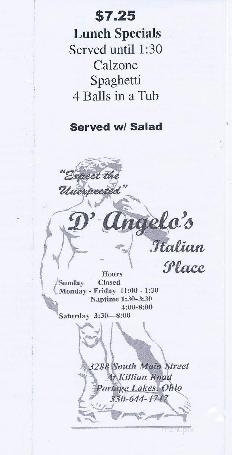 D'Angelo's Italian Place - Akron, OH