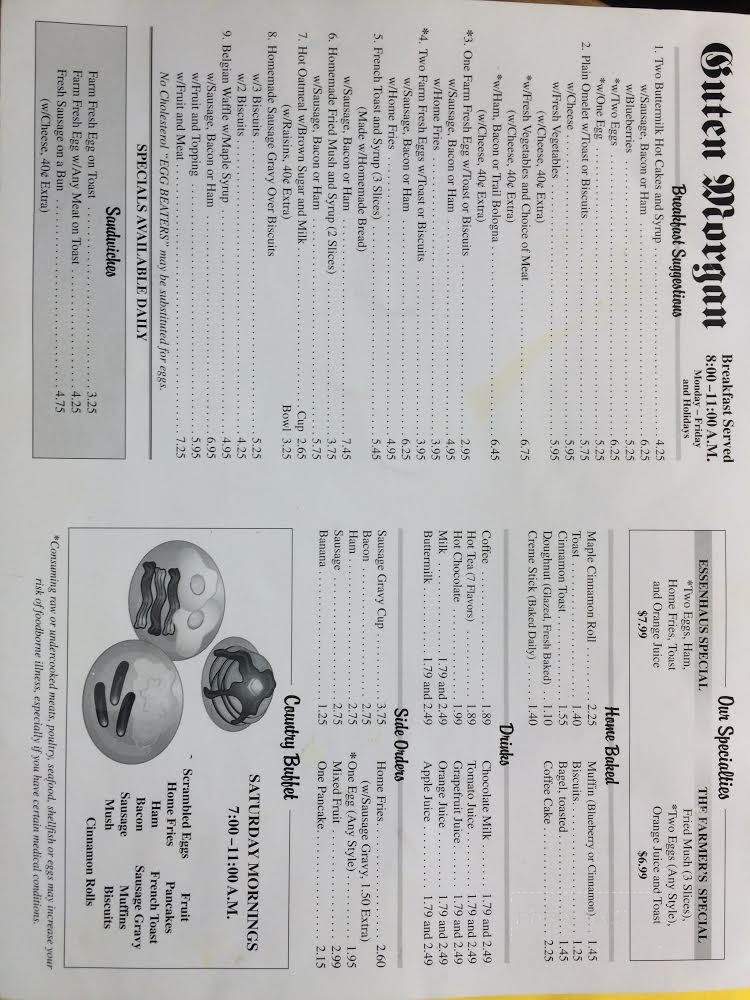 Des Dutch Essenhaus - Shreve, OH menu_pic