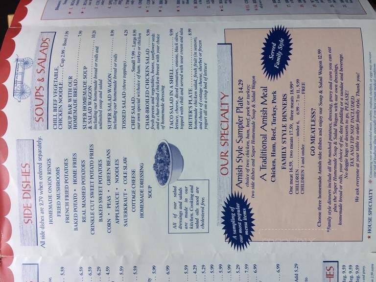 Des Dutch Essenhaus - Shreve, OH menu_pic
