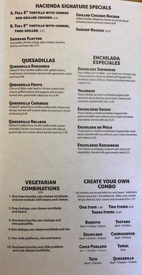 El Dorado Mexican Restaurant - Wilmington, OH menu_pic
