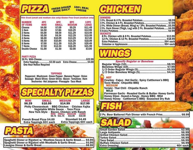 Expresso Pizza - Canton, OH menu_pic
