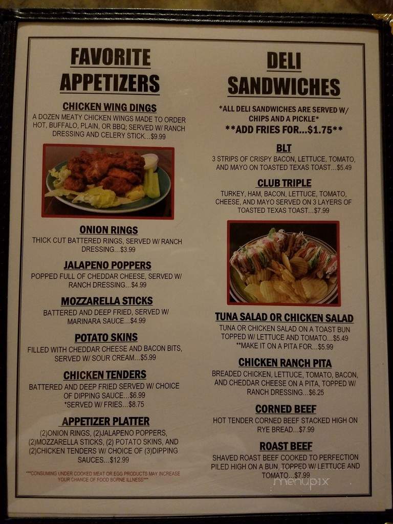 Four Keys Restaurant - Columbia Station, OH menu_pic