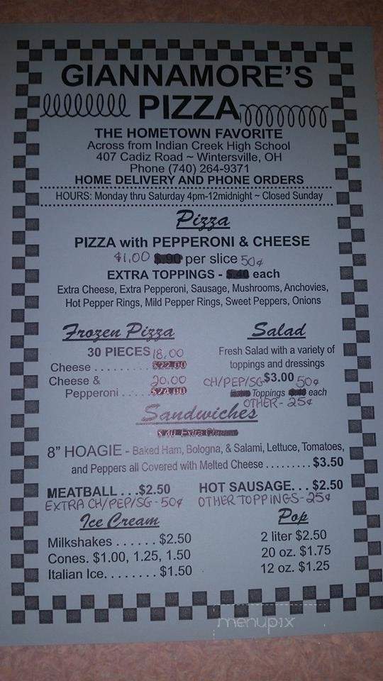 Giannamore's Pizza - Wintersville, OH