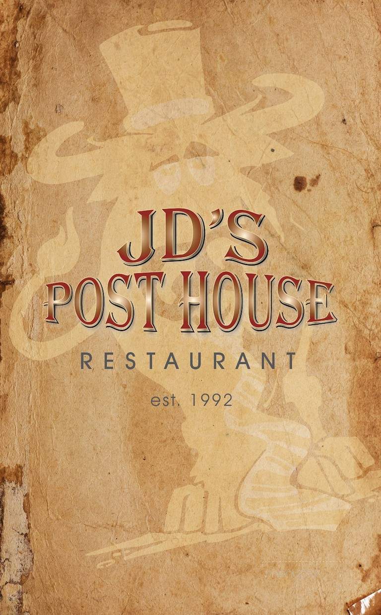 Jd's Post House - Parkman, OH menu_pic