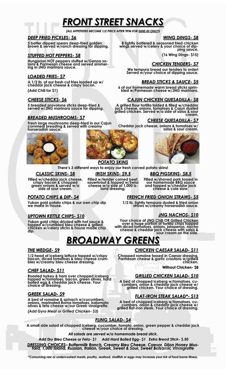 Online Menu Of Jng Grill New Philadelphia Oh