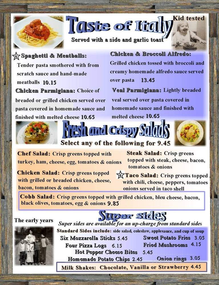 Kay's Place - Kingsville, OH menu_pic