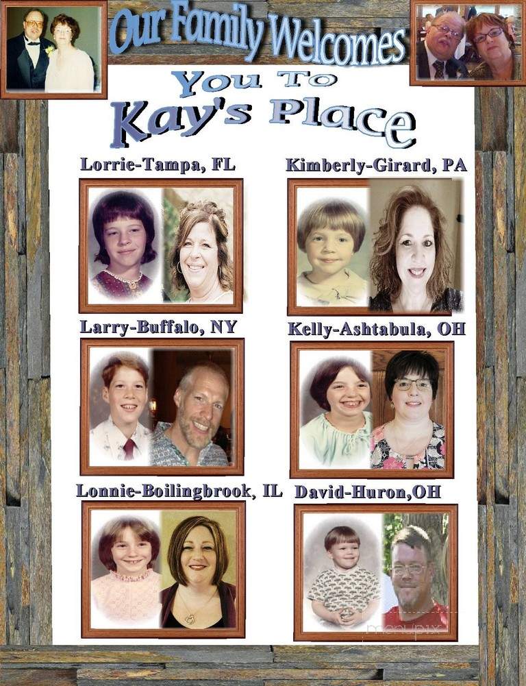 Kay's Place - Kingsville, OH menu_pic