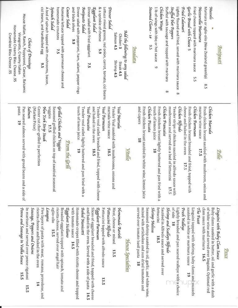 La Casa Di Pizza - Strongsville, OH menu_pic