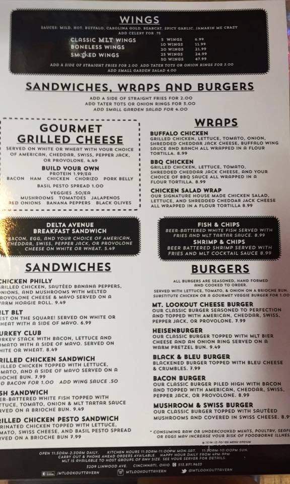 Million's Cafe - Cincinnati, OH menu_pic