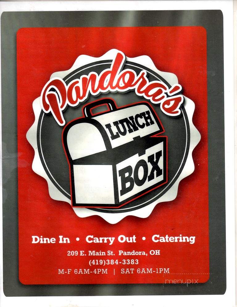 Pandora's Lunch Box - Pandora, OH menu_pic