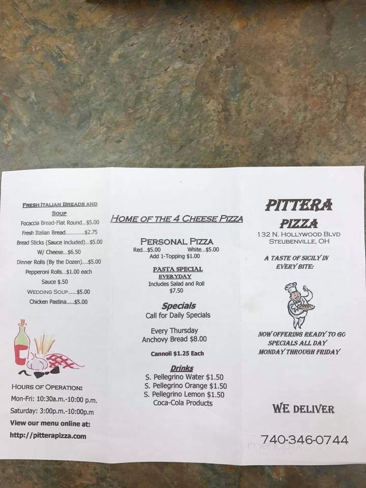 Pittera Pizza - Steubenville, OH