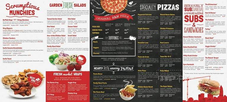 Rascal House - Cleveland, OH menu_pic