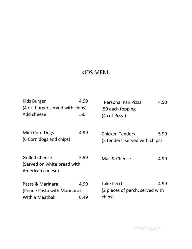 Sammy K's Pizza - Perry, OH menu_pic