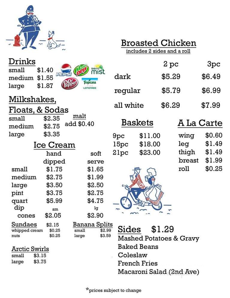 Shake Shoppe - Gallipolis, OH menu_pic