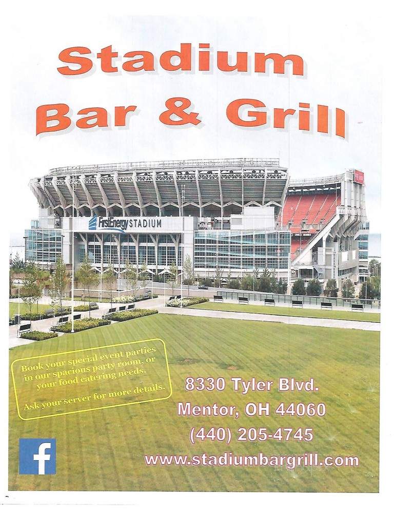 Stadium Grill - Mentor, OH menu_pic