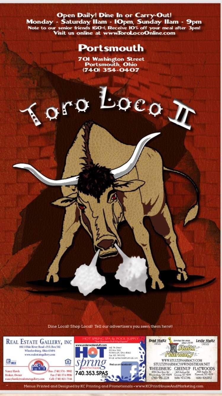 Toro Loco Authentic Mexican - Portsmouth, OH menu_pic