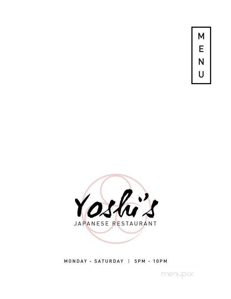 Yoshi's Japanese Restaurant - Dublin, OH