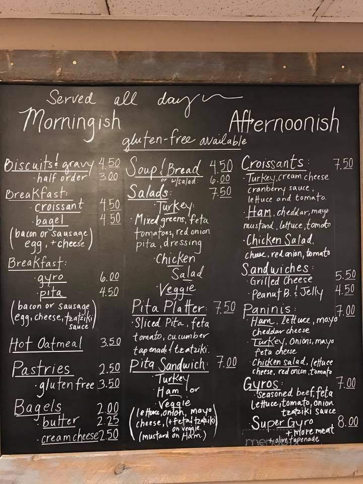 Grind Coffee House - Estacada, OR menu_pic