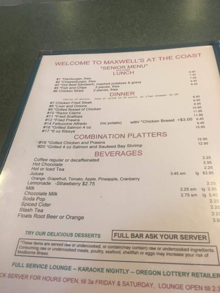 Maxwell's At The Coast - Lincoln City, OR