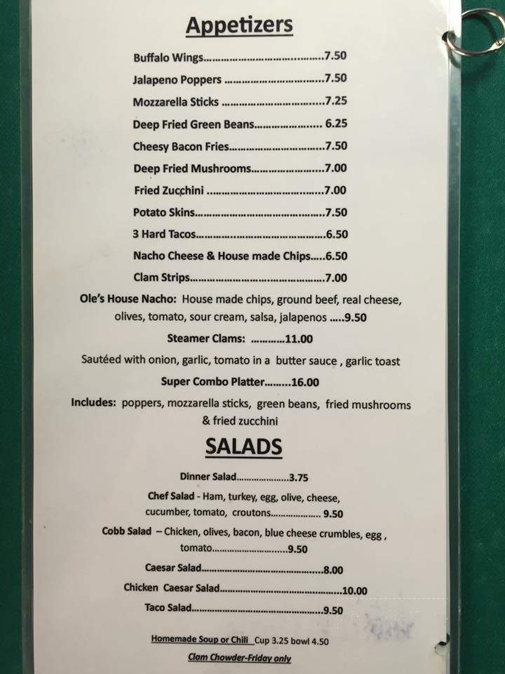 New Ole Medium Rare Restaurant - Clackamas, OR menu_pic