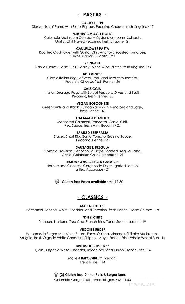 Riverside Grill - Hood River, OR menu_pic