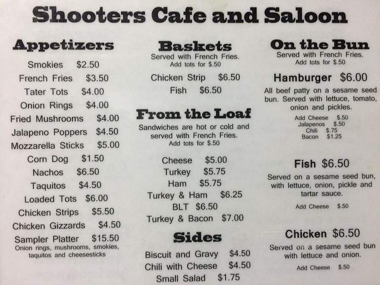 Shooter's Cafe & Saloon - Salem, OR