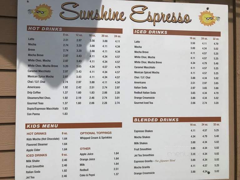 Sunshine Espresso - Sweet Home, OR