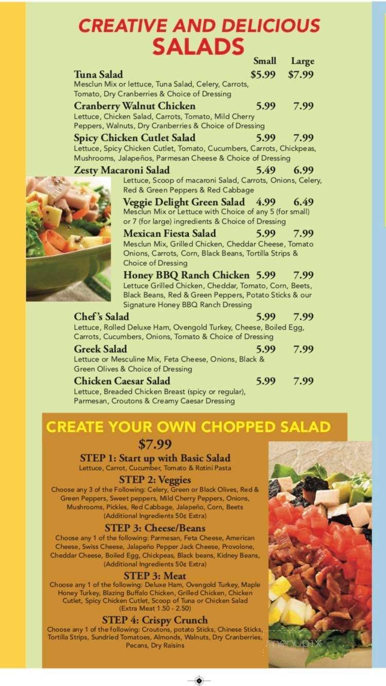 Winchester Deli - Winchester, OR menu_pic