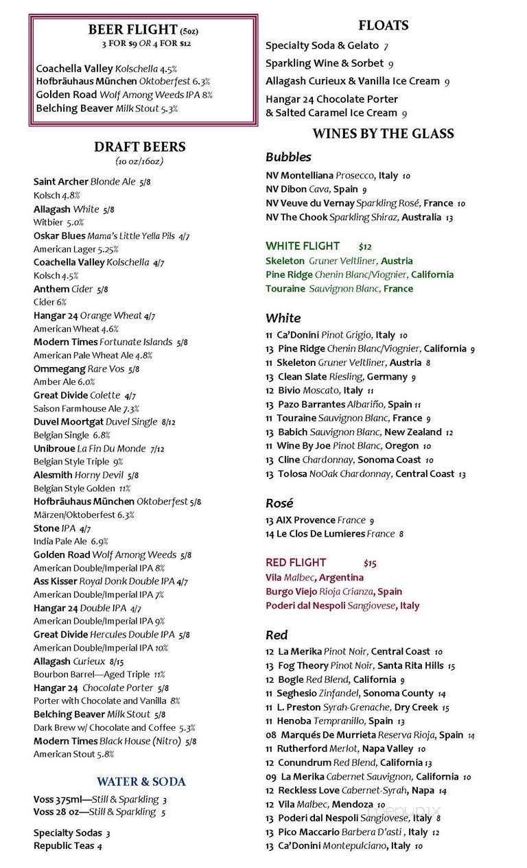 BottleRock - Los Angeles, CA menu_pic