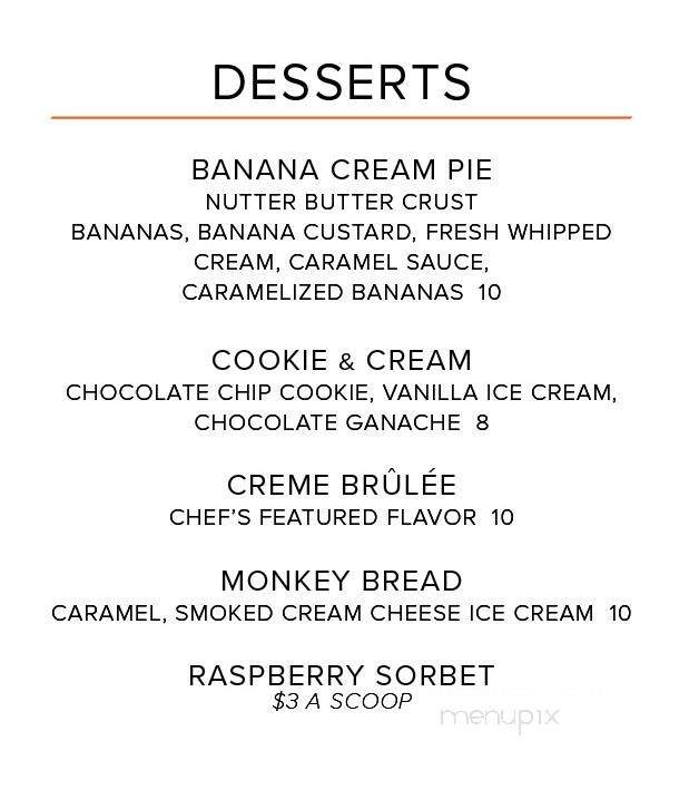 Scape American Bistro - Saint Louis, MO menu_pic