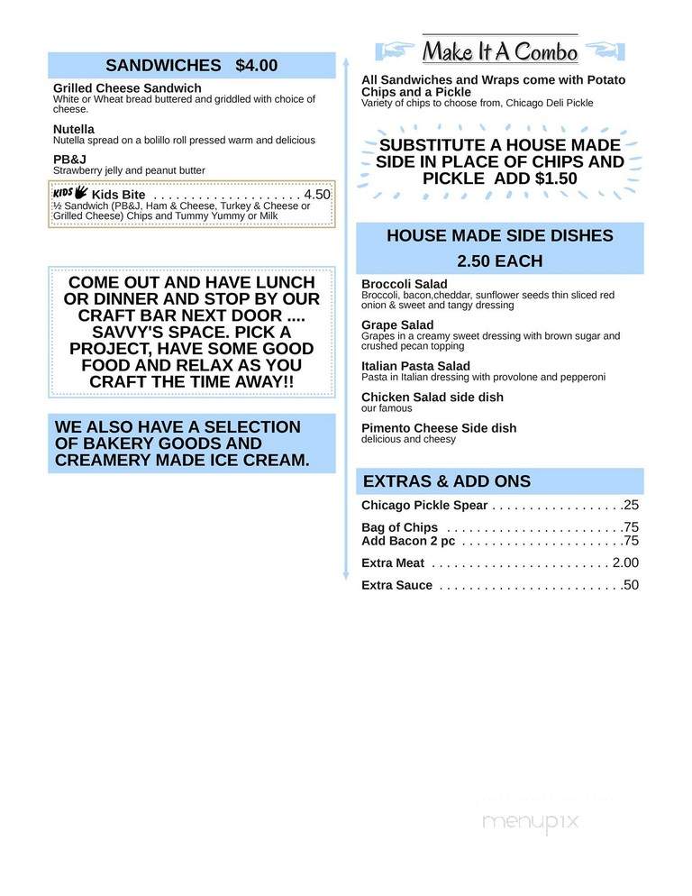 Just Desserts Made from Scratch Bakery - Jefferson, GA menu_pic