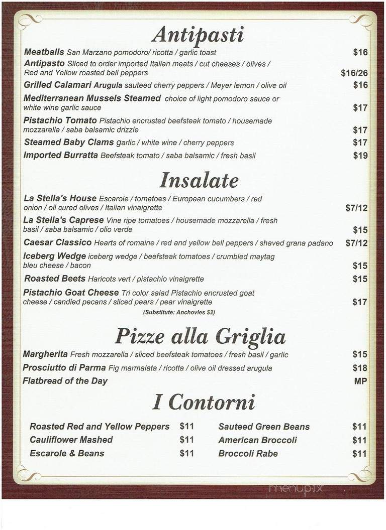 LaStella's Restaurant - Boca Raton, FL menu_pic