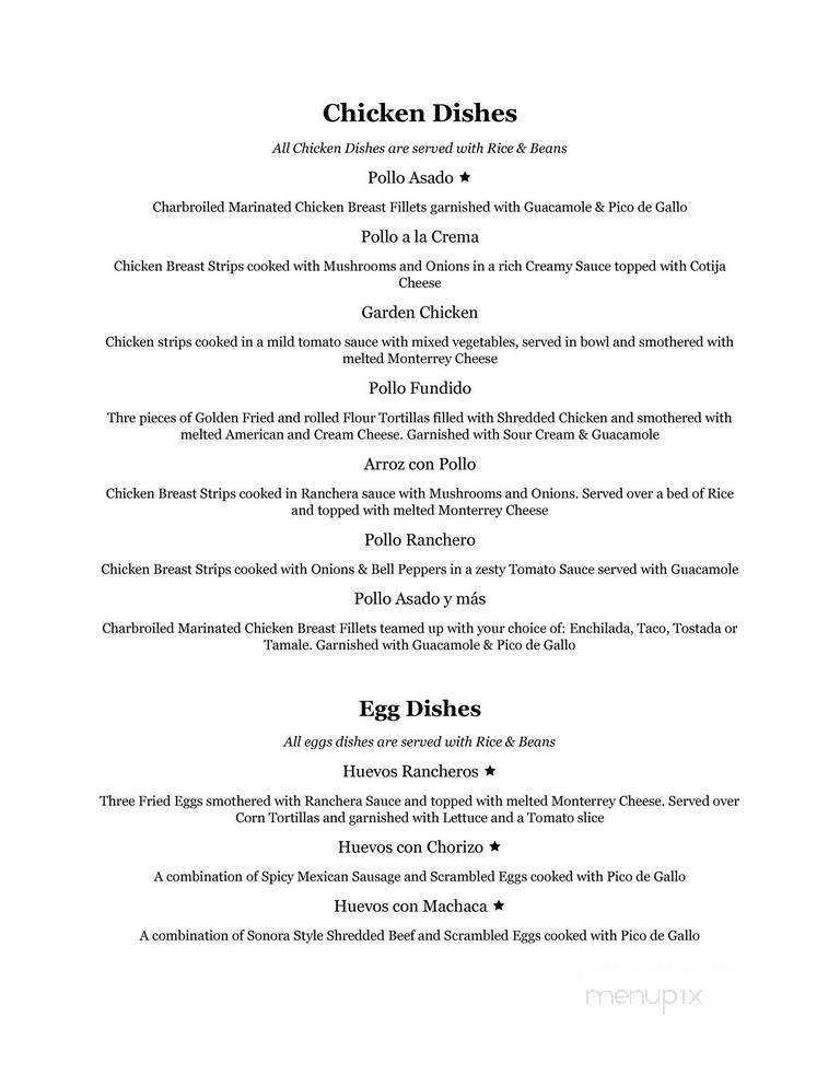 Don Pedro - Vernal, UT menu_pic