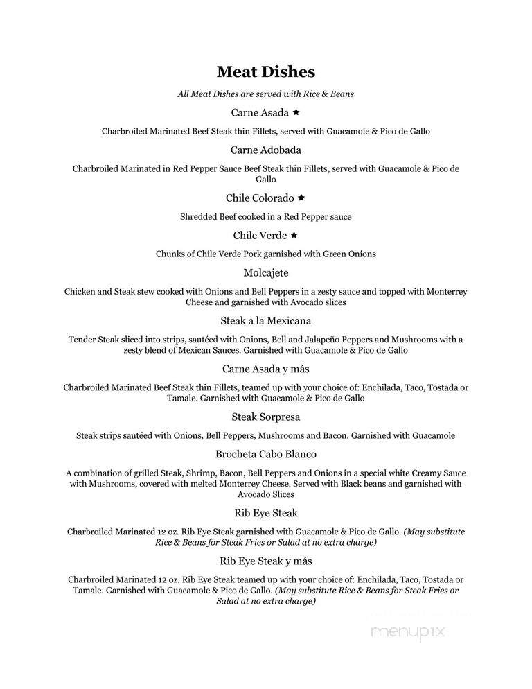 Don Pedro - Vernal, UT menu_pic