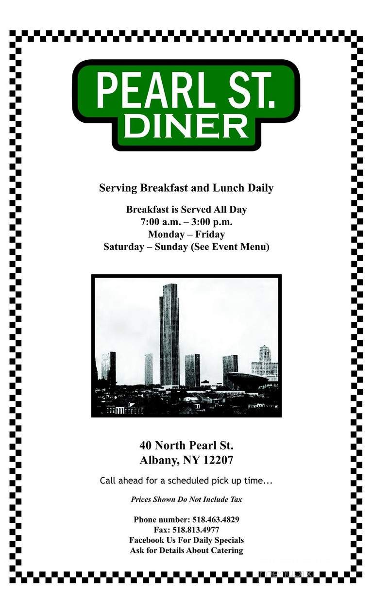 Pearl Street Diner - Albany, NY