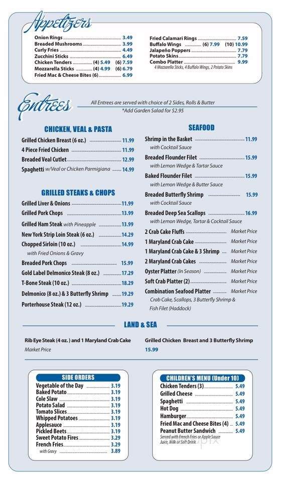 Paul's Lunchenette - Baltimore, MD menu_pic