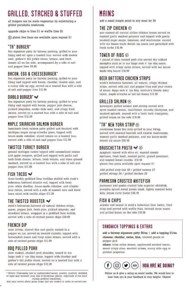Twisted Rooster - New Baltimore, MI menu_pic